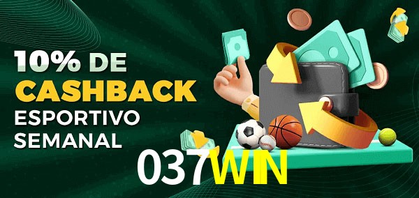 10% de bônus de cashback na 037WIN